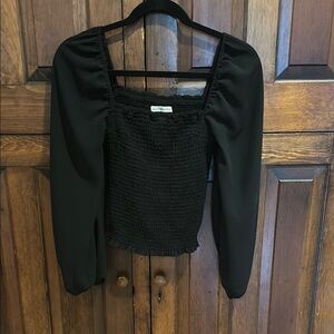 Mixed fabric Abercrombie shirt